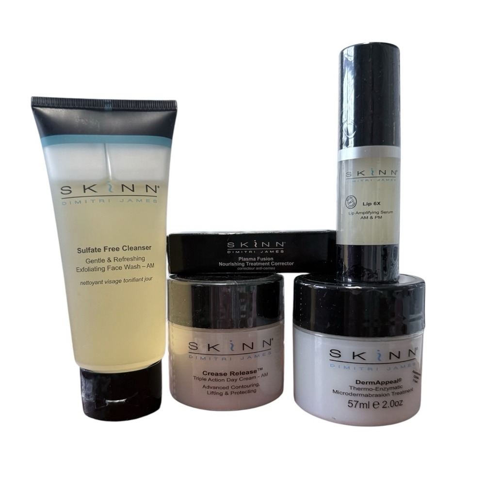 Skinn Dimitri James skincare Derm Appeal Crease Release Plasma Fusion Lip 6x LOT